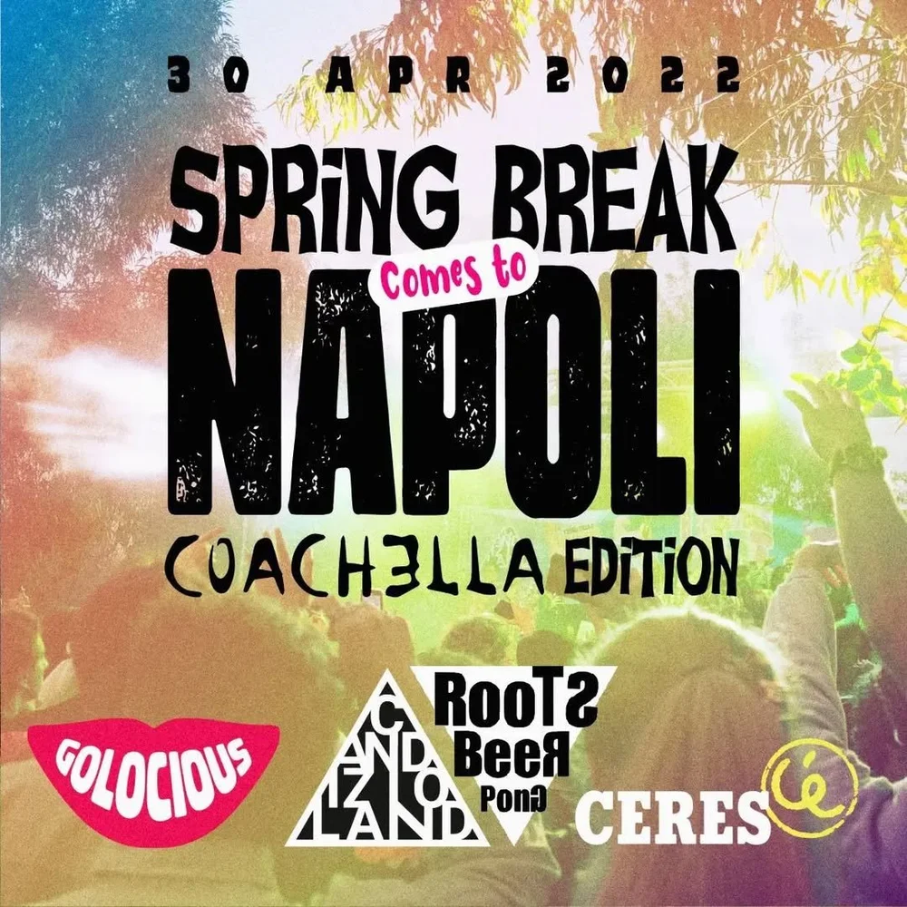 Springa Bresta Spring Break Napoli 2026 | Festival 24-26 Aprile — Lago Diana